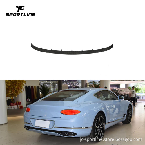 Dry Carbon Fiber Rear Spoiler for Bentley Continental GT First Edition 2018-2021